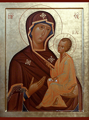 Образ Божией Матери Одигитрия Тихвинская